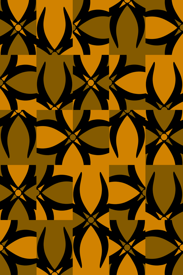 173NASH - Razor black and gold geometric wallpaper design