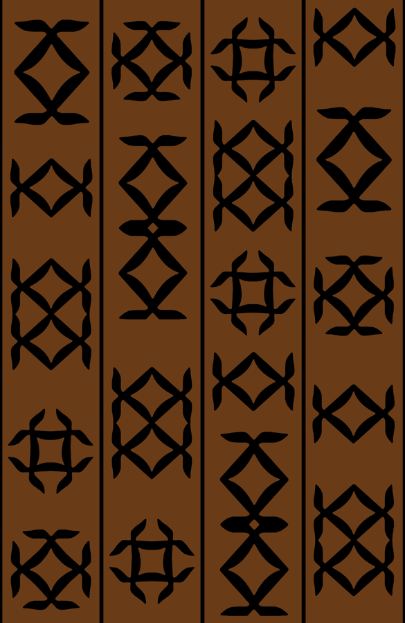 Glyph - Petra patterned wallpaper design