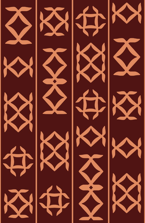 Glyph - Uluru patterned wallpaper design