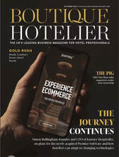 Boutique Hotelier October 2023 issue hotel industry magazine cover