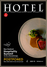 Hotel New Zealand hospitality industry and interior design magazine cover