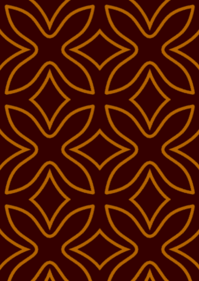 Tribal - Abbo maroon and gold organic pattern wallpaper design